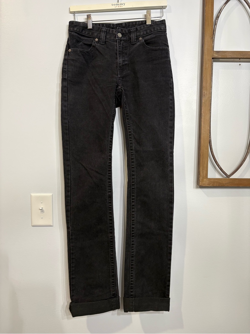 Kimes Ranch Betty Jeans size 0 black straight leg